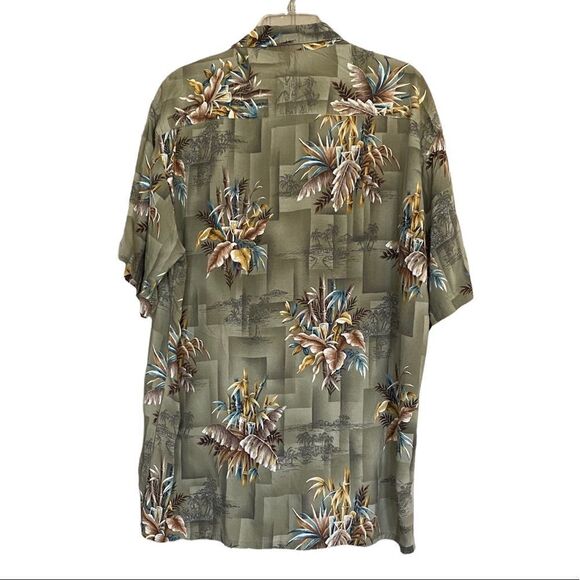 Pierre Cardin Mens L Hawaiian Shirt - Picture 2 of 8